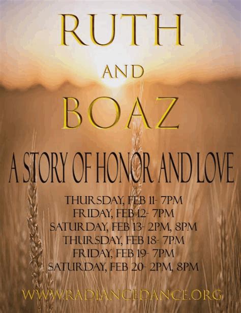 Ruth And Boaz A Story Of Honor And Love