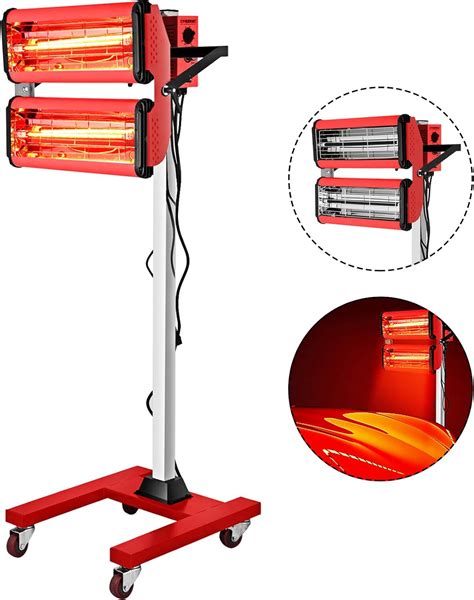 Amazon Bestauto W Baking Infrared Paint Curing Lamp Short Wave