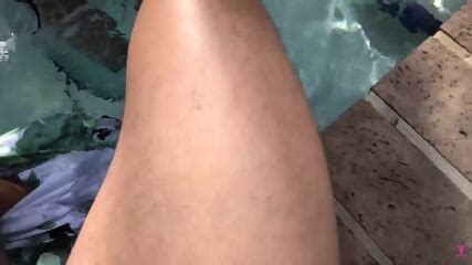 Petite Blonde With Perfect Tits Gets Fucked By Pool April Love Teddy Tarantino