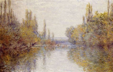 Claude Monet Ar Arm Of The Seine Near V Theuil