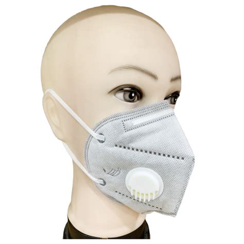 KN95 FFP2 Mask KN95 Active Carbon Face Mask With Valve Dust Proof