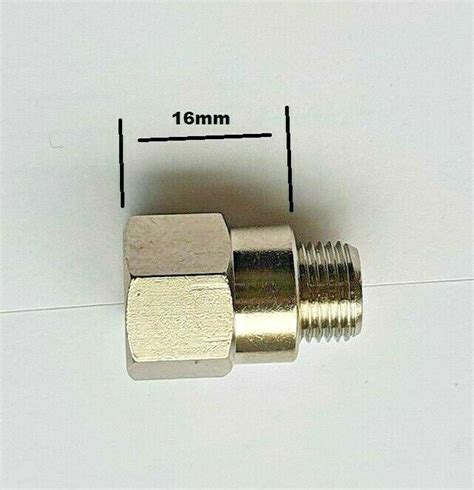 Bsp Extension Adaptersnickel Plated Bsp Male To Female Extended Adapters 18 1 Ebay