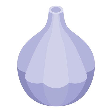 Fresh Garlic Icon Isometric Style 15849065 Vector Art At Vecteezy