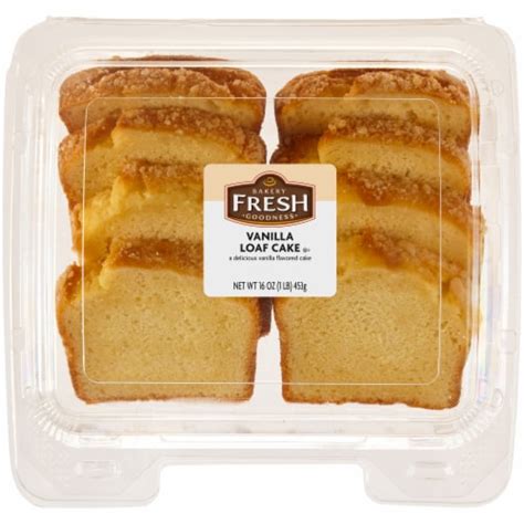 Bakery Fresh Goodness Sliced Vanilla Loaf Cake 16 Oz King Soopers