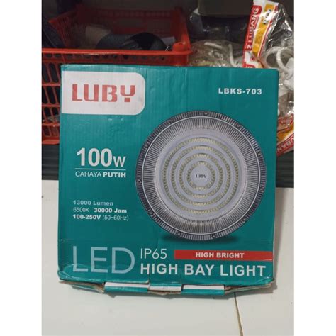 Jual Lampu Led High Bay Led Ufo Luby 100w 100watt Lampu Gantung