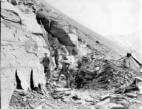 Charles Doolittle Walcott Excavating Burgess Shale | Smithsonian ...