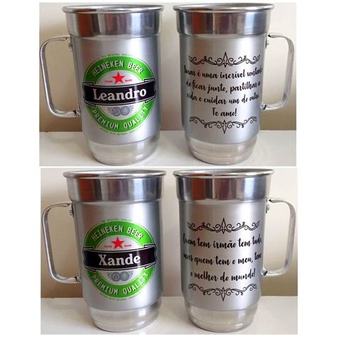 Caneca Chopp Alum Nio Ml Personalizada Elo