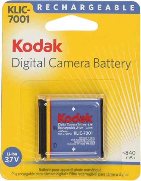 Amazon Kodak Li Ion Rechargeable Battery Klic Digital