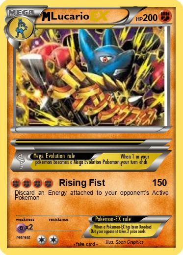 Pokémon Lucario 5834 5834 Rising Fist My Pokemon Card