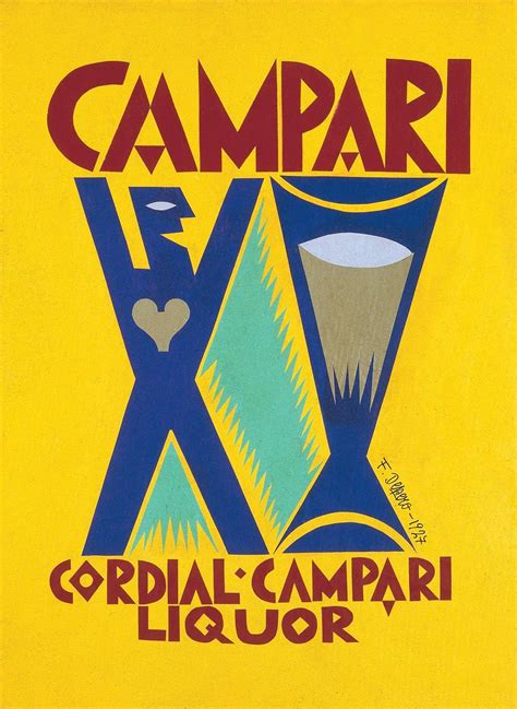 Campari Liquor Fortunato Depero 1927 R Vintageads