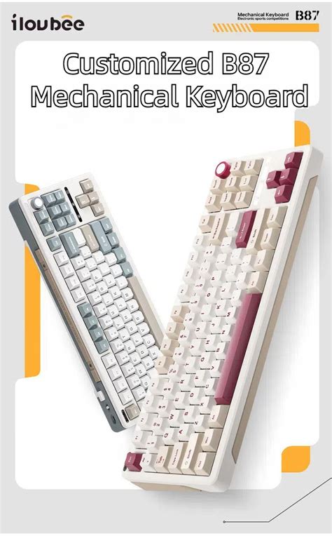 Ilovbee B Wireless Bluetooth Mechanical Keyboard Linear Silent Tkl Customized Gasket Hot