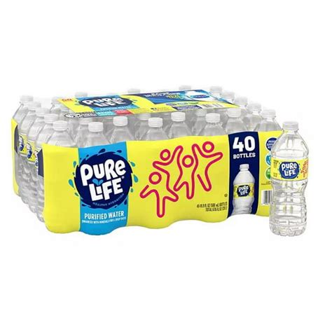 Pure Life Purified Water 16 9 Fl Oz 40 Pk