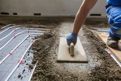 Underfloor Heating With Insulated Concrete Flooring