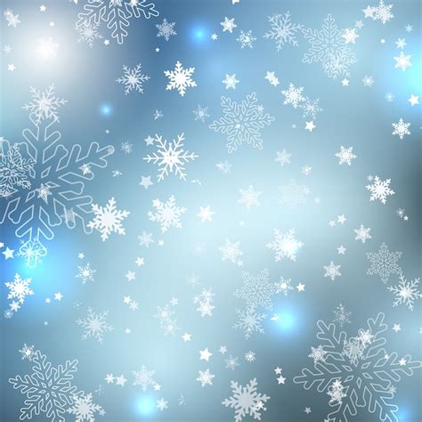 Winter Sneeuwvlokken Gratis Vector