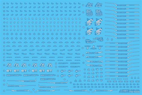 Delpi Decal Mgex Strike Freedom Gundam Silver Holo Newtype