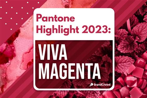 Pantone Highlight 2023 Viva Magenta BrandCrowd Blog