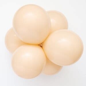 Blush Nude Qualatex Blush Balloons Neutral Beige Tan Teddy Bear Boho Baby Shower