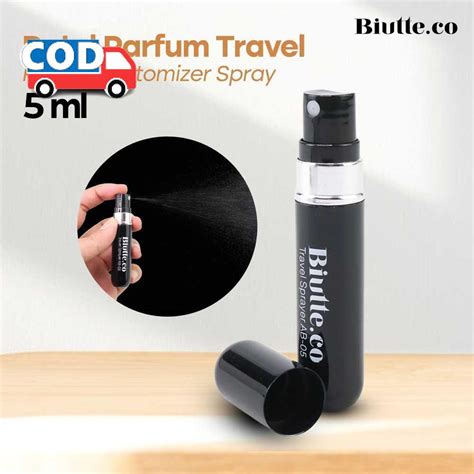 Jual Botol Parfume Mini Refill 5ml Travel Size Transparan Isi Ulang