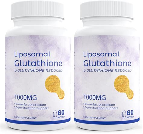 Liposomal Glutathione Softgels Mg Pure Reduced L Glutathione