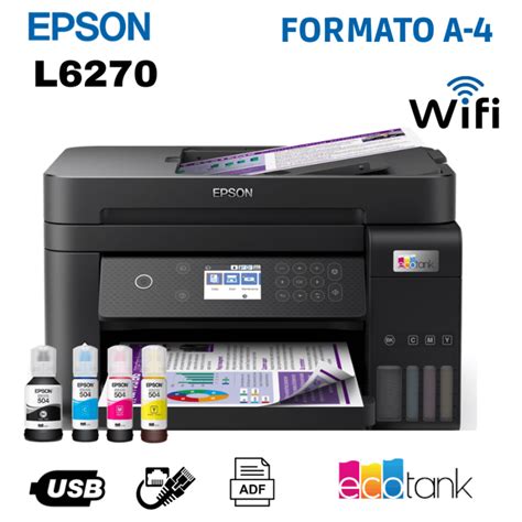 Ripley IMPRESORA MULTIFUNCIONAL EPSON L6270 WIFI ADF DUPLEX