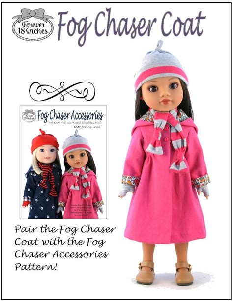 Forever 18 Inches Fog Chaser Coat And Accessories Bundle Doll Clothes