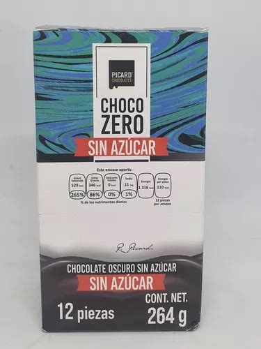 Picard Choco Zero Chocolate Oscuro Sin Azucar Gr Meses Sin Inter S