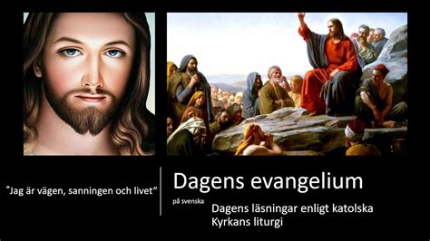 Dagens Evangelium Den Maj Femte P Sks Ndagen Jag R V Gen