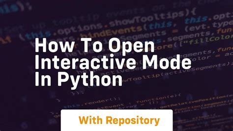 How To Open Interactive Mode In Python YouTube