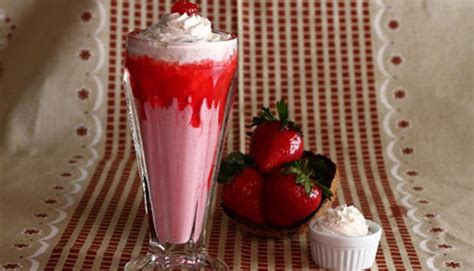 Milk Shake De Morango Milk Shakes Morango Receitas Doces