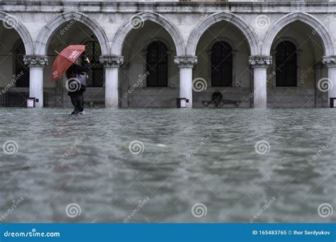 VENICE, ITALY - November 24, 2019: St. Marks Square Piazza San Marco ...