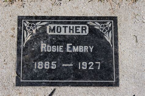 Rosa Ellen Rosie Hayse Embry Find A Grave Memorial