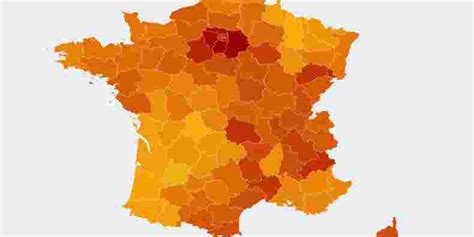 Covid 19 lépidémie progresse encore notre carte de France par