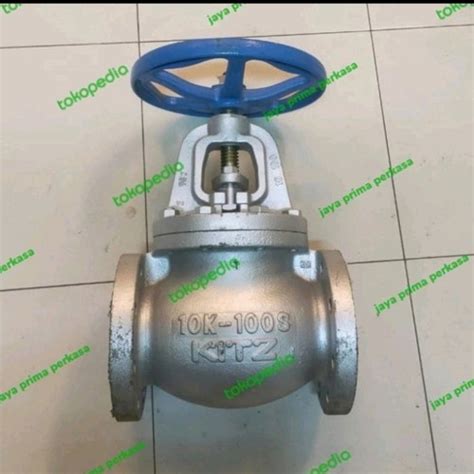 Jual Globe Valve Kitz 6 Inch FC Flange Jis 10k Cast Iron Globe Valve