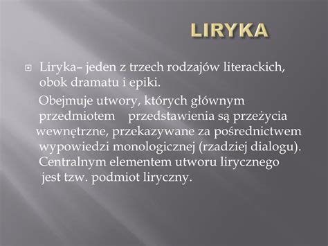 Ppt Rodzaje I Gatunki Literackie Powerpoint Presentation Free