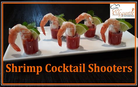 Shrimp Cocktail Shooters Recipe Elegante Catering