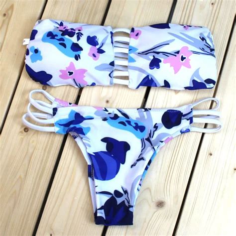 Sexy Women Floral Bikini Set Brazilian Swimwear Lady Swimsuit Beach