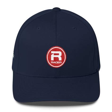 Racer Round Logo Structured Twill Cap The Racer Store
