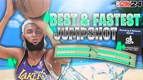 Best Fastest Jumpshot For A Pt Rating On Nba K I Didnt Miss