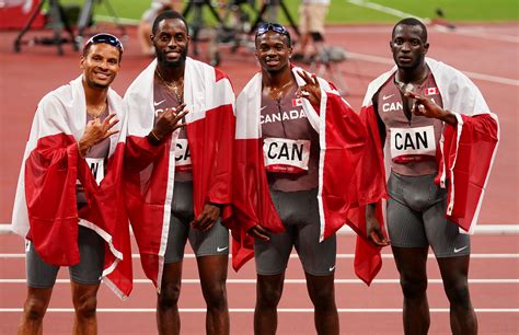 Canada 4x100m Relay Win Tokyo Bronze Vow To Be Faster In 2024 Team