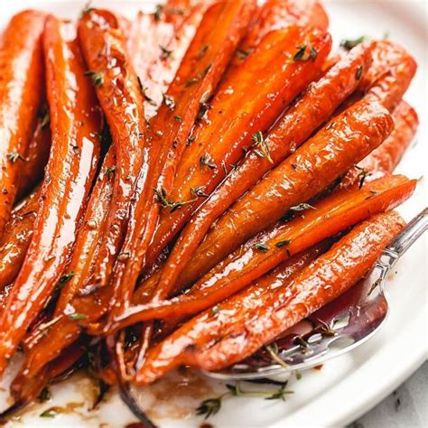 Honey Garlic Butter Roasted Carrots Recipe How To Roasted Carrots