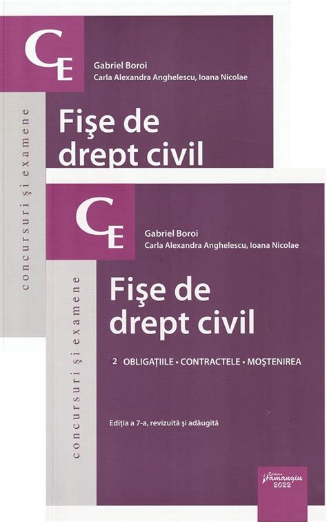 Fise De Drept Civil Ed 7 Gabriel Boroi Carla Alexandra Anghelescu