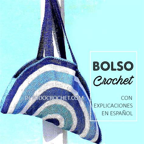 Bolso Práctico para tejer al Crochet paso a paso