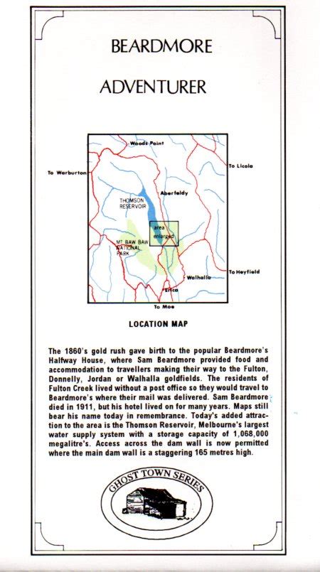 Beardmore Adventurer Map Adventurer Maps And Books