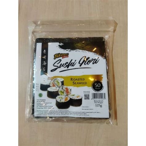 Jual Tokinori Sushi Nori Roasted Seaweed Isi Sheets Rumput Laut