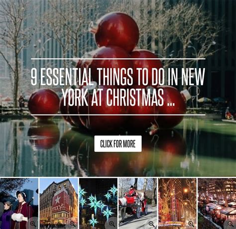 9 Essential Things To Do In New York At Christmas New York City