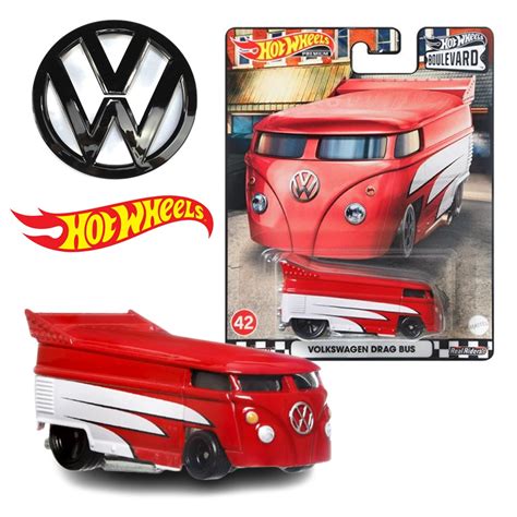 โมเดลรถเหล็ก Hot Wheels Volkwagen Drag Bug ล้อยาง ลิขสิทธิ์แท้ รถเหล็ก