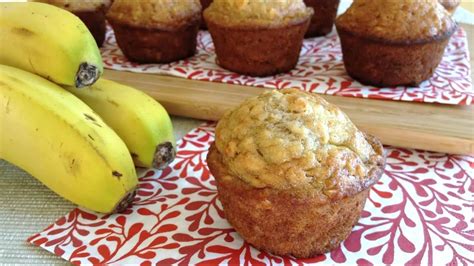 Muffins De Plátano Y Avena Youtube