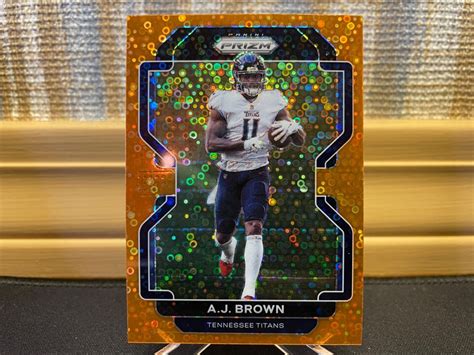 Panini Prizm Orange Disco Prizm A J Brown For Sale Online Ebay