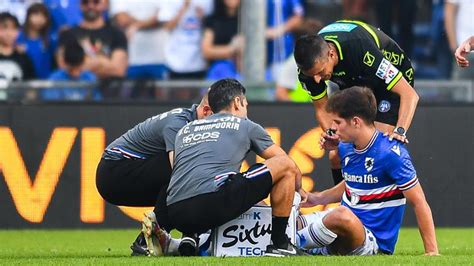 Sampdoria Lesione Di Primo Grado Per Pedrola Depaoli Migliora Il