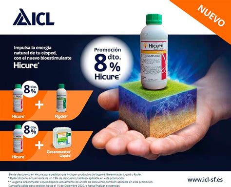 ICL lanza una promoción del nuevo bioestimulante Hicure para césped